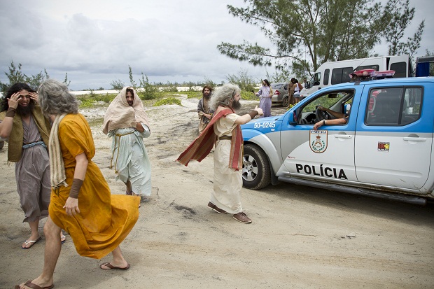 Grupo contou com o apoio da Polícia Militar durante as filmagens.<br> Grupo contou com o apoio da Polícia Militar durante as filmagens.<br>