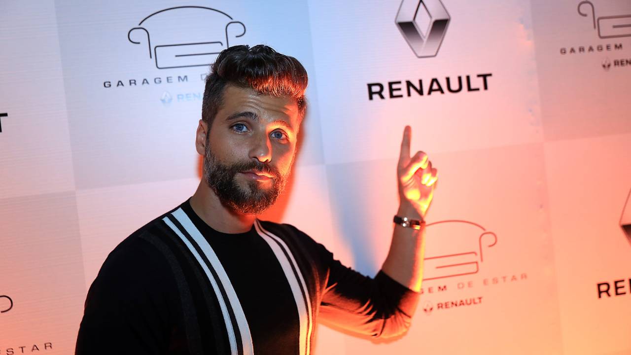 O ator Bruno Gagliasso na pré-abertura da Casa Cor Rio, patrocinada pela Renault