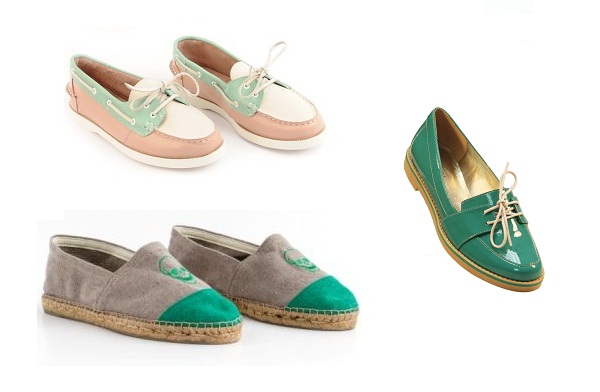 R$ 129,90 (dockside verde e rosa Imporium), R$ 300,00 (espadrille Felipa) e 169,80 (dockside City Shoes). Imporium. Rua Vinícius de Moraes, 80 A, Ipanema, tel. 2247-7262. Felipa. Rua Dias Ferreira, 116 A, Leblon, tel. 3114-6408. City Shoes.Shopping Rio Su<br>