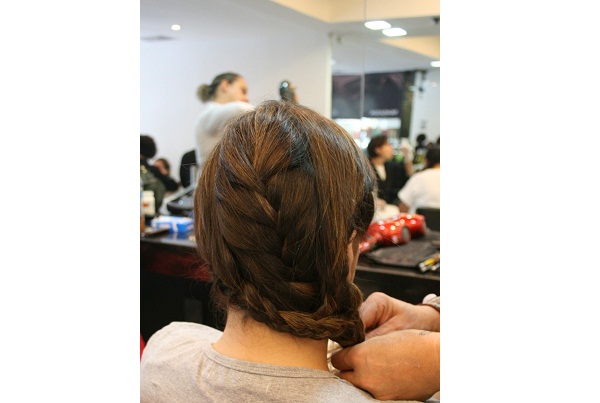 O penteado está pronto!<br> O penteado está pronto!<br>