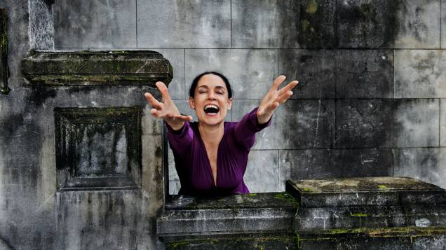 A atriz Sonia Braga posa para as lentes de Steve McCurry<br>