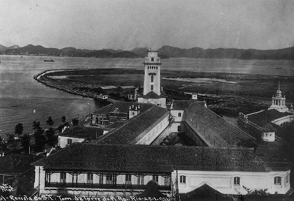 À época de sua inauguração, em 1922, para comemorar o centenário de independência do Brasil<br>