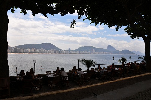 No espaço militar do Posto Seis é possível tomar café da manhã com uma das vistas mais bonitas do Rio<br>