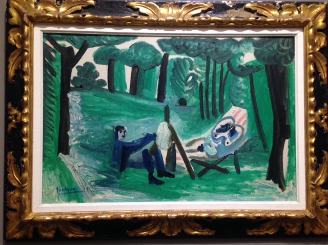Óleo sobre tela de 1963, assinado por Pablo Picasso: na galeria Almeida e Dale