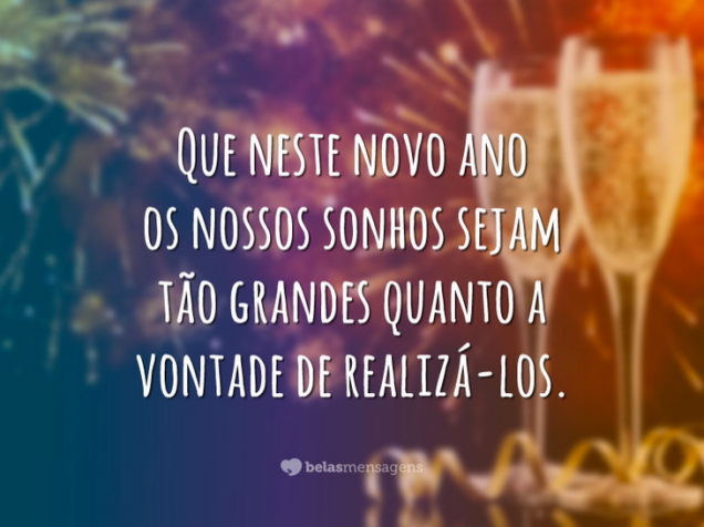 Mensagens de ano novo Mensagens de ano novo
