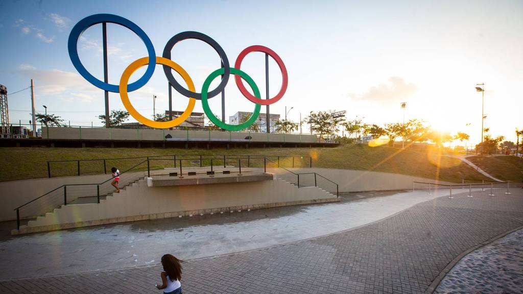 Anéis olímpicos parque madureira