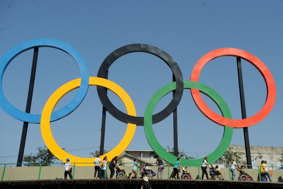 Anéis olímpicos Rio 2016