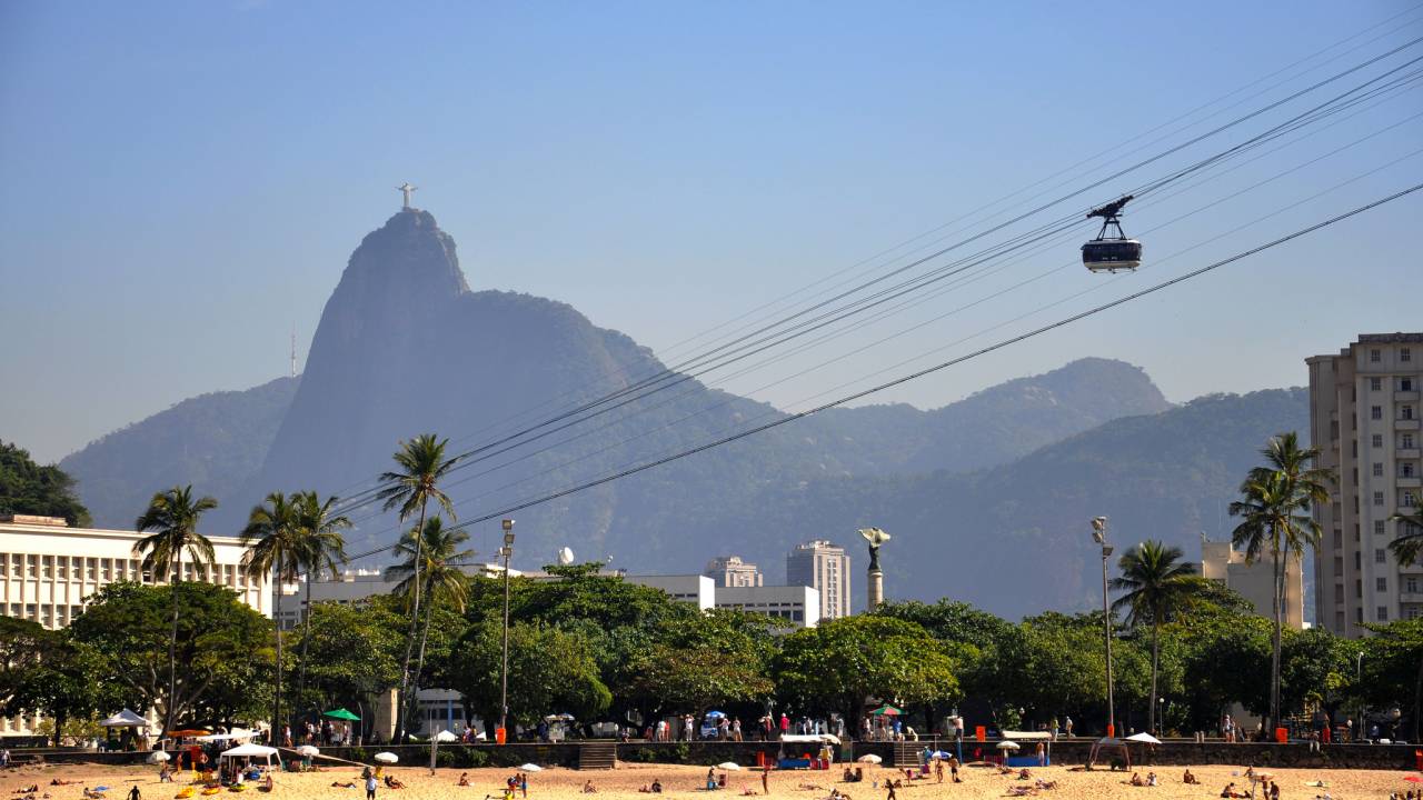 Praia Vermelha sol