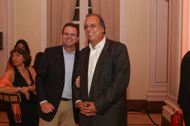 O prefeito Eduardo Paes e o governador Luiz Fernando Pezão