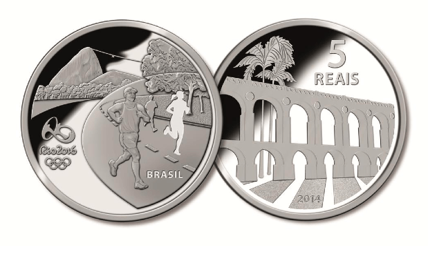 Moedas comemorativas dos Jogos Rio 2016