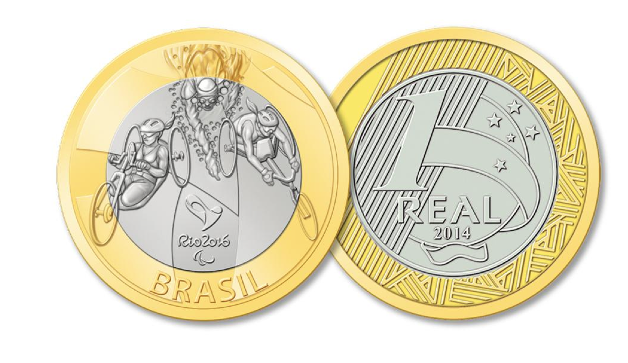 Moedas comemorativas dos Jogos Rio 2016