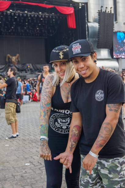 Wesley e Carolina: casal tatuado