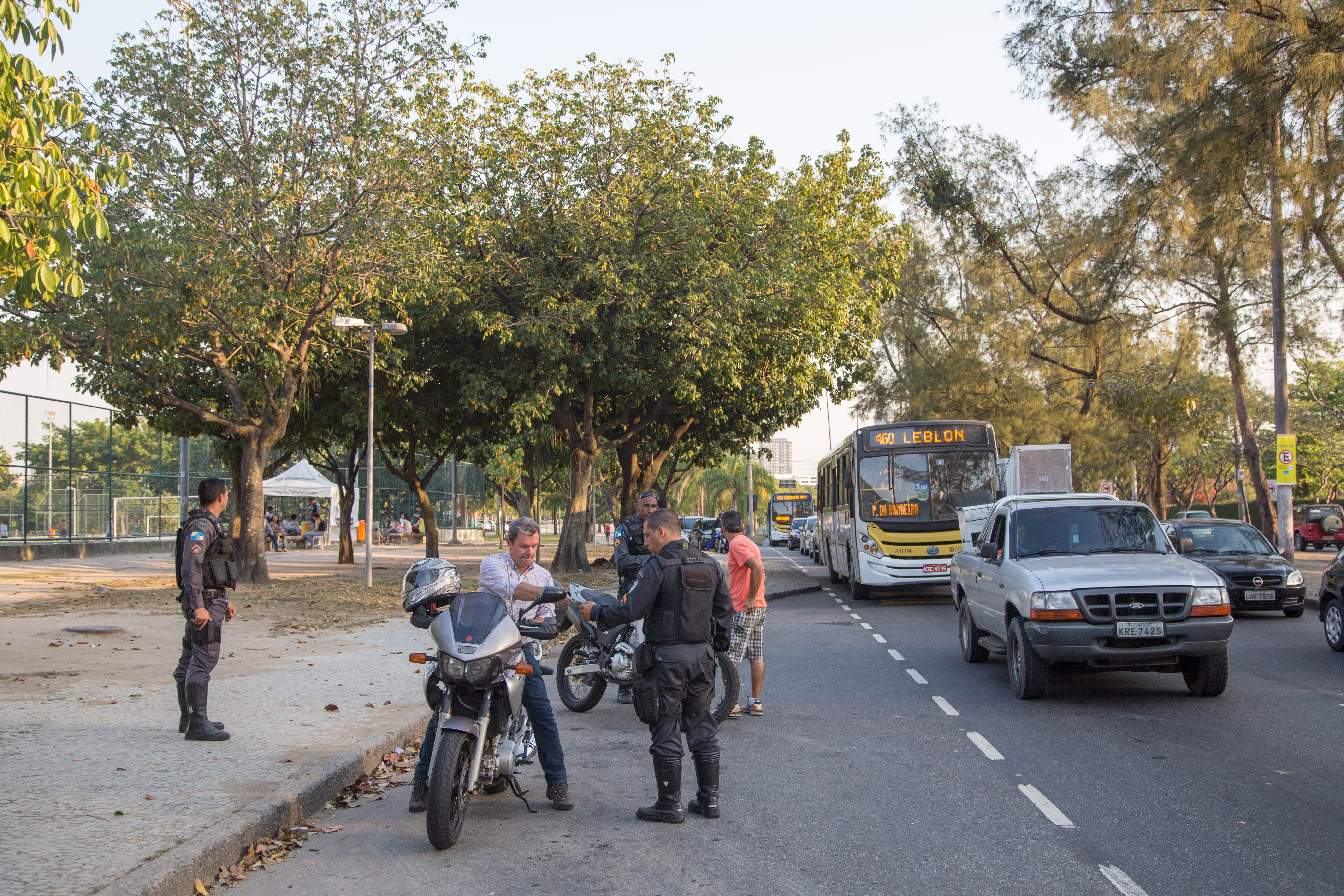 Blitz na Lagoa tenta combater o aumento da criminalidade