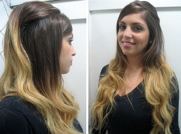E está pronto! Use pomada modeladora nos cachos e aplique spray fixador no alto da cabeça para segurar o topete. Se quiser, você também pode prender o cabelo em um rabo de cavalo.<br> E está pronto! Use pomada modeladora nos cachos e aplique spray fixador no alto da cabeça para segurar o topete. Se quiser, você também pode prender o cabelo em um rabo de cavalo.<br>