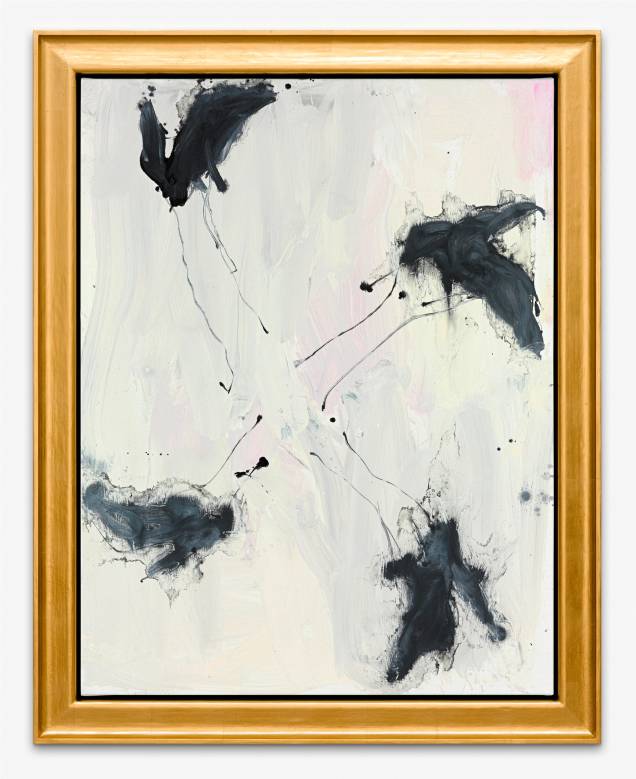 Something Turns and Makes Music (2015): óleo sobre tela, de Georg Baselitz, da galeria White Cube