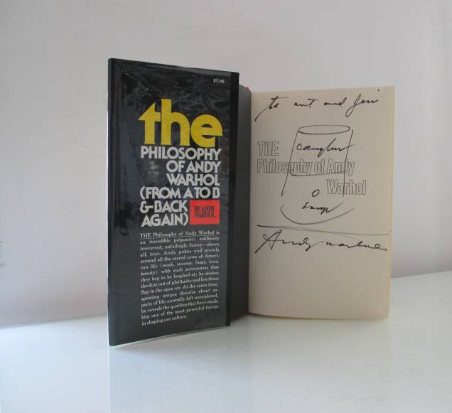 The Philosophy of Andy Warhol (From A to B and Back Again), de 1975: óleo sobre papel, de Andy Warhol