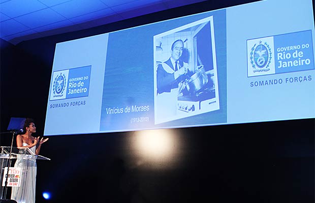 O evento também fez uma homenagem ao centenário de Vinicius de Moraes<br> O evento também fez uma homenagem ao centenário de Vinicius de Moraes<br>