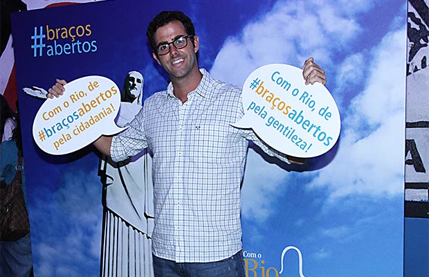 Joaquim Monteiro de Carvalho, fundador do Movimento Rio Eu Amo Eu Cuido, apoia a campanha Rio de Braços Abertos<br>