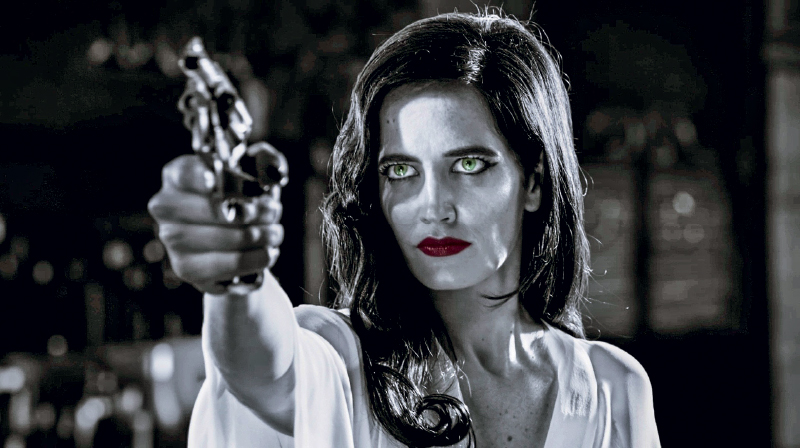 Eva Green no papel da calculista Ava Lord: repeteco desanimado