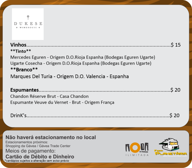 Cardápios dukese julho Cardápios dukese julho