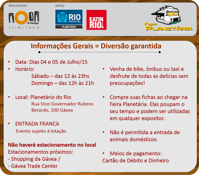 Informações Gerais Informações Gerais