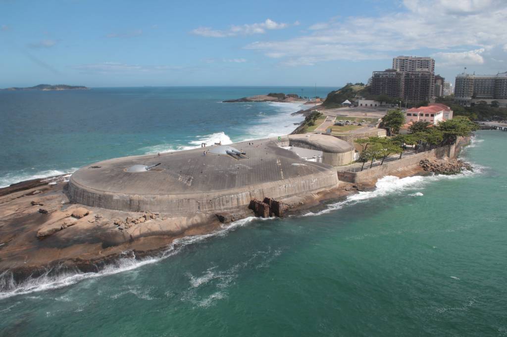 Vista do alto do Forte de Copacabana