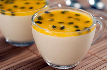 mousse de maracujá