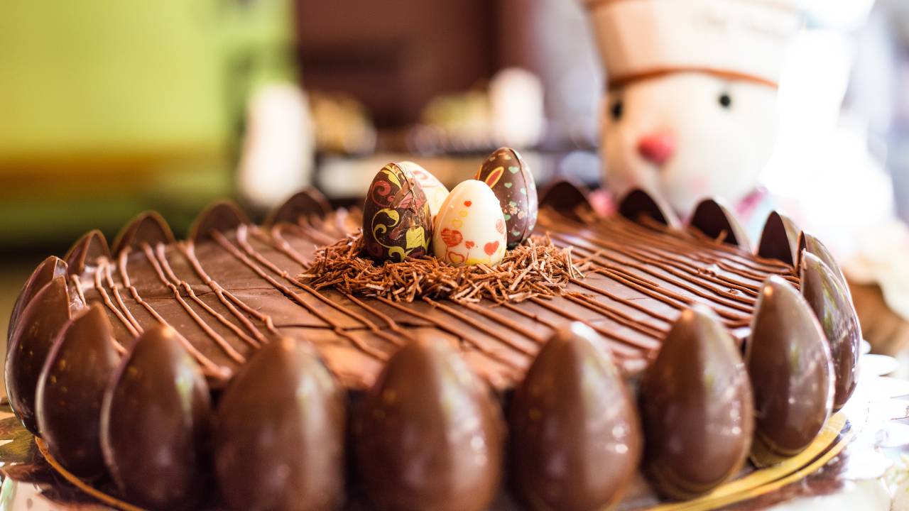 Torta massa brownie com recheio de brigadeiro Bendito