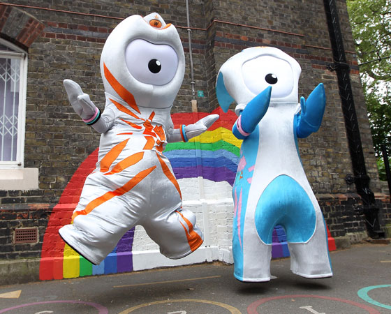 Wenlock e Mandeville: mascotes dos Jogos Londres 2012
