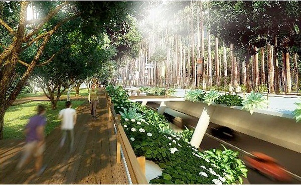 O projeto Jardim do Jockey propõe transformar parte do Jockey Club do Brasil num imenso parque ligando o Jardim Botânico à Lagoa Rodrigo de Freitas.<br>