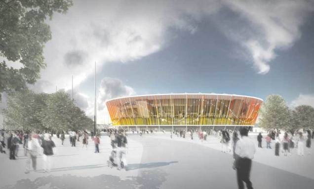 Projeto do Centro de Tênis do Parque Olímpico.<br> Projeto do Centro de Tênis do Parque Olímpico.<br>