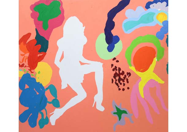 2013<br>Óleo e acrílica sobre tela<br>170 x 190 cm<br>