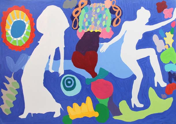 2013<br>Óleo e acrílica sobre tela<br>160 x 225 cm<br>