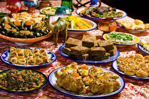 Natal com receitas árabes
