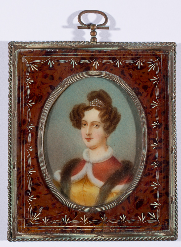 D. Amelia de Leuchtenberg, segunda Imperatriz do Brasil, por artista desconhecido D. Amelia de Leuchtenberg, segunda Imperatriz do Brasil, por artista desconhecido