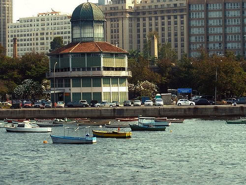 Restaurante Albamar tem uma bela vista da cidade