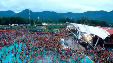 O festival de úsica eletrônica acontece no Rio Water Planet