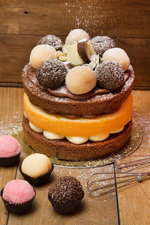 Naked cake: no tamanho pequeno Naked cake: no tamanho pequeno