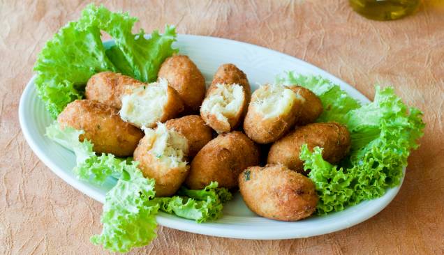 Bolinho de bacalhau do Rampinha Bolinho de bacalhau do Rampinha