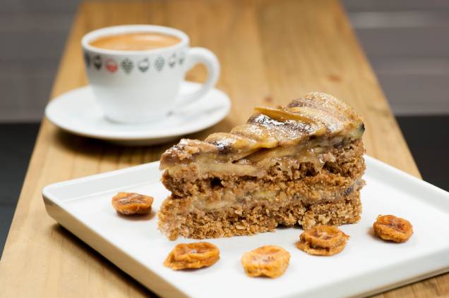 Torta de banana: companhia para o café da Fazenda Camocim, no Espírito Santo Torta de banana: companhia para o café da Fazenda Camocim, no Espírito Santo