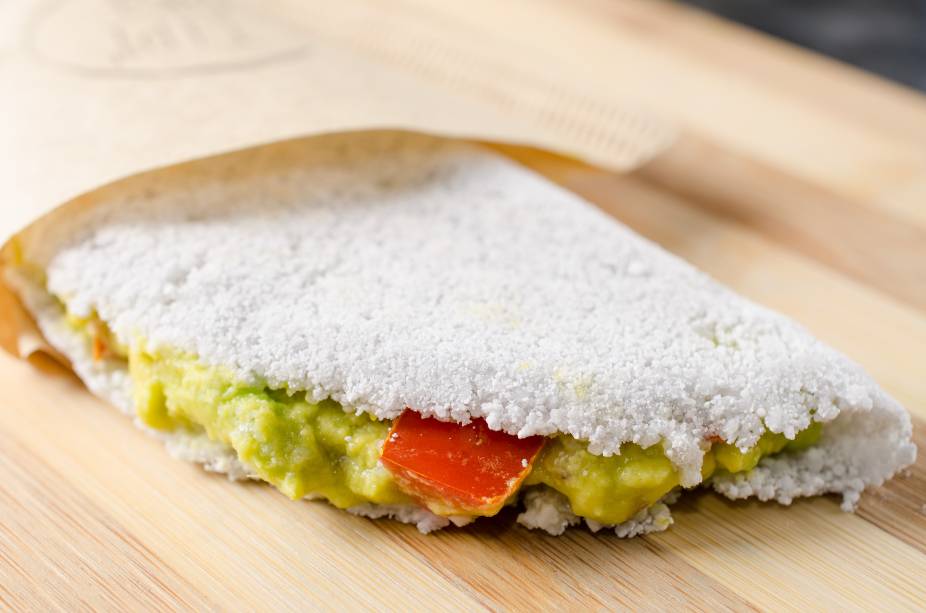 Tapioca de guacamole: destaque do Tipi’Óka