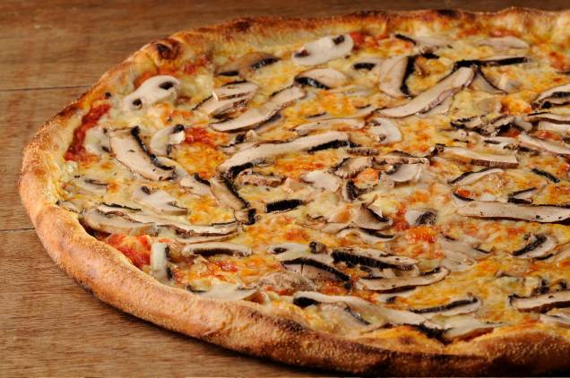Pizza de cogumelo da Vezpa: agora também na Gávea