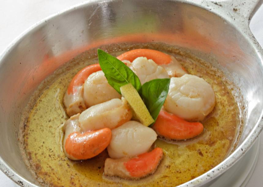 Panelinha de vieiras do Margutta