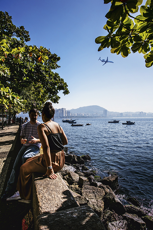 Bar Urca: vista imbatível da famosa mureta