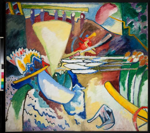 Tela de Kandinsky: pai do abstracionismo Tela de Kandinsky: pai do abstracionismo