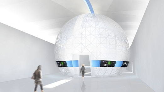 Ainda no mesmo módulo haverá mostras sobre o espaço e o cosmos<br> Ainda no mesmo módulo haverá mostras sobre o espaço e o cosmos<br>