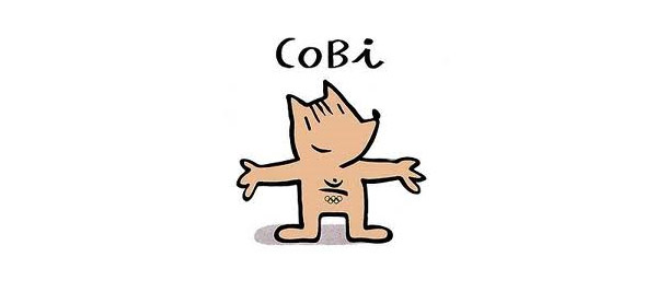 Este é Cobi, o cachorrinho simpático que foi mascote dos jogos na Espanha<br>