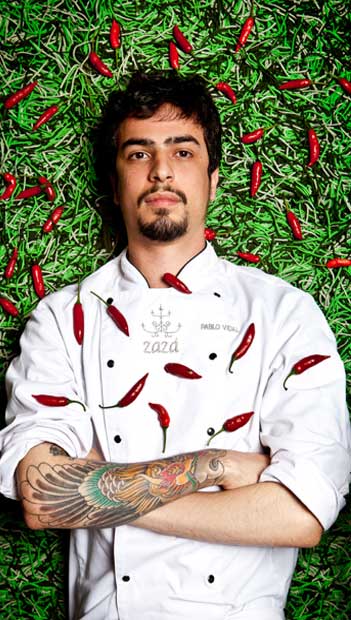 Autor de pratos que misturam culturas<br> Autor de pratos que misturam culturas<br>