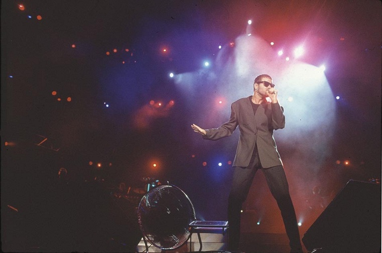 Show do cantor pop britânico George Michael<br>