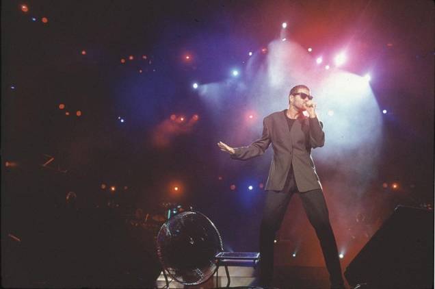 Show do cantor pop britânico George Michael<br>